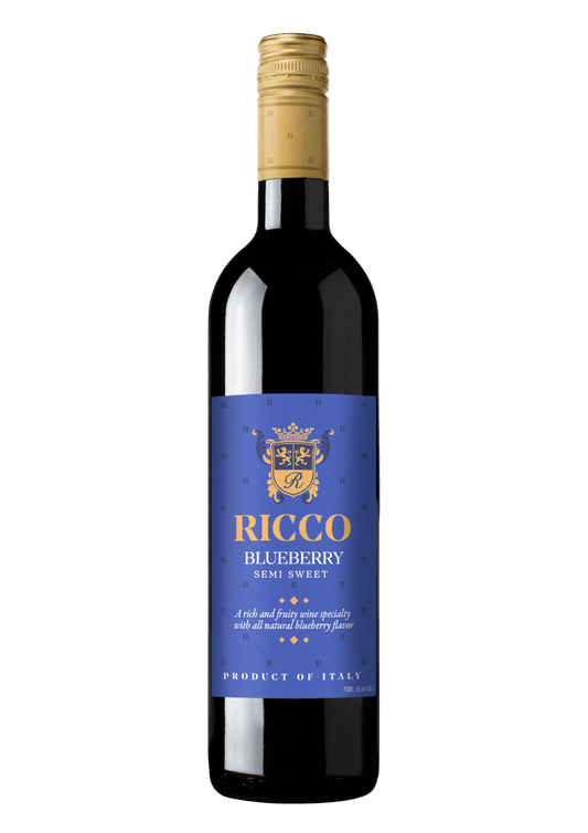 Ricco Blueberry  Front Bottle Shot