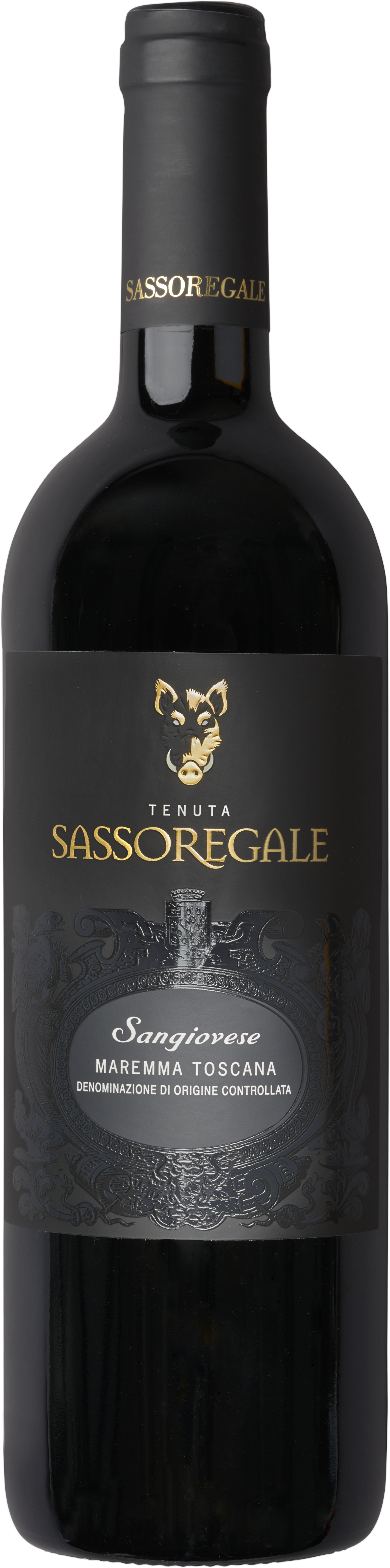 Sassoregale Sangiovese 2022  Front Bottle Shot