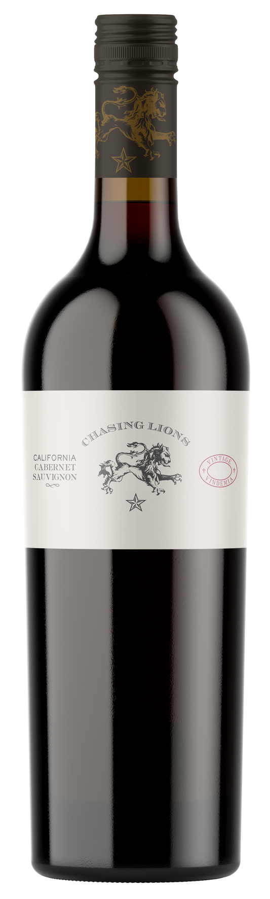 Chasing Lions Cabernet Sauvignon 2022  Front Bottle Shot