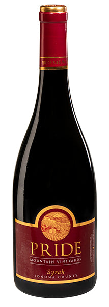 Pride Mountain Vineyards Syrah 2021  Front Bottle Shot
