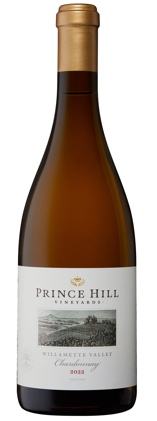 Prince Hill Vineyards Willamette Valley Chardonnay 2022  Front Bottle Shot