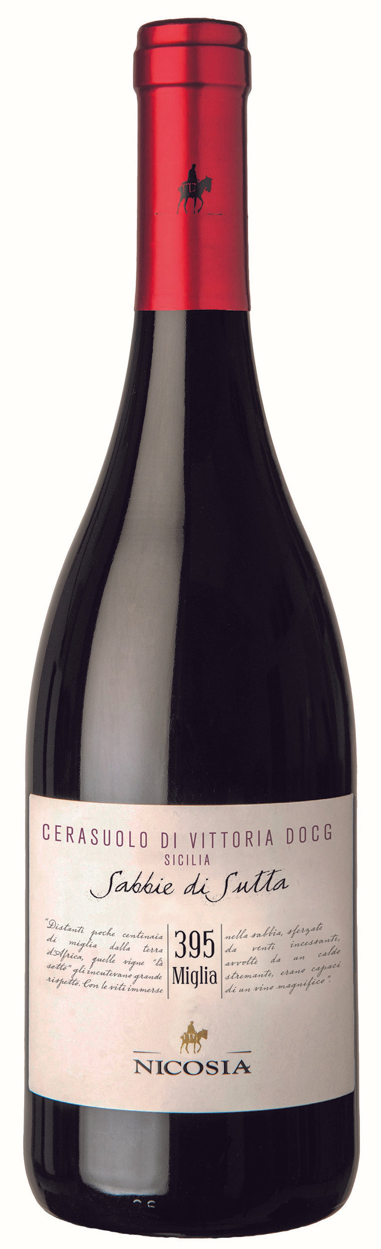 Nicosia Cerasuolo di Vittoria Sabbie di Sutta 2020  Front Bottle Shot