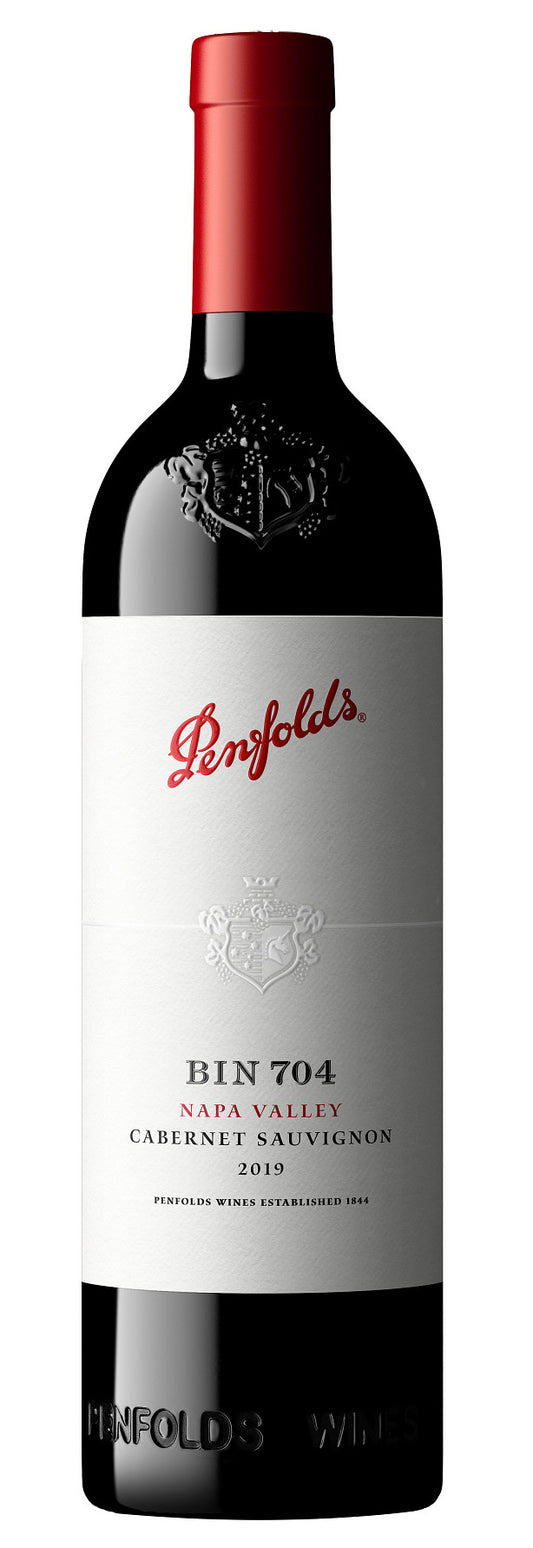 Penfolds Bin 704 Napa Valley Cabernet Sauvignon 2019  Front Bottle Shot