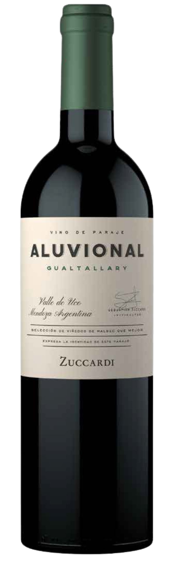 Zuccardi Aluvional Gualtallary Malbec 2019  Front Bottle Shot