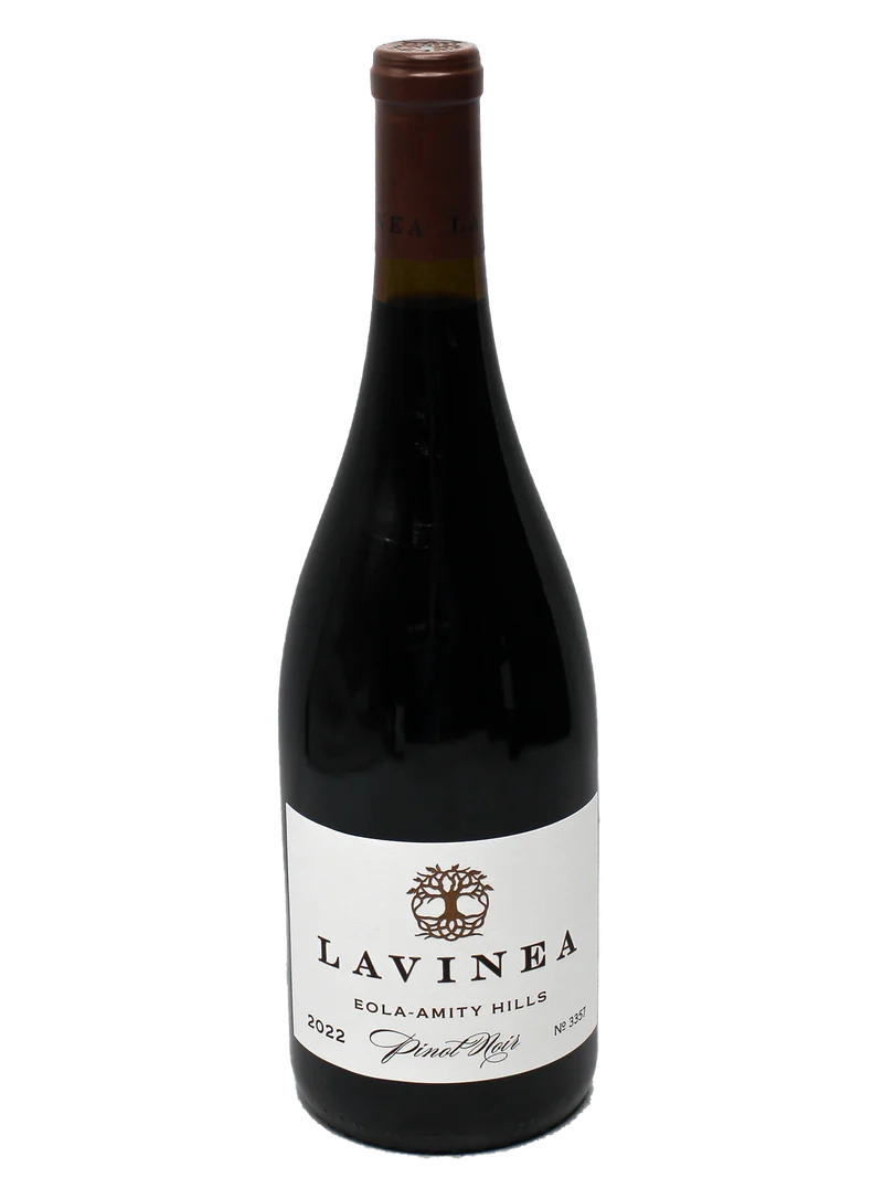 Lavinea Eola-Amity Hills Pinot Noir 2022  Front Bottle Shot