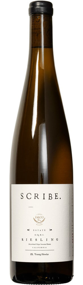 Scribe Estate Riesling 2022  Front Bottle Shot
