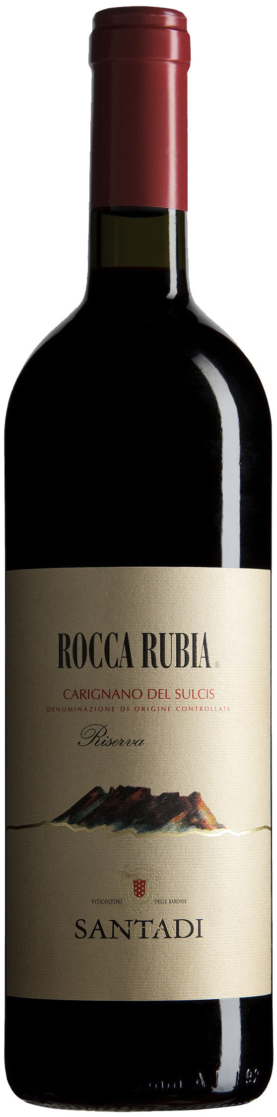 Santadi Rocca Rubia Carignano del Sulcis Riserva 2021  Front Bottle Shot