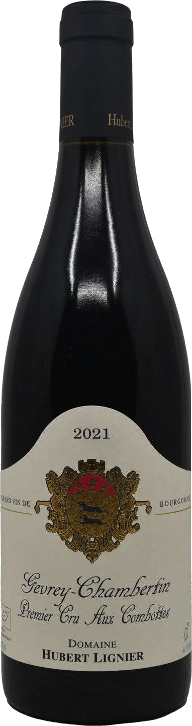 Hubert Lignier Gevrey-Chambertin Aux Combottes Premier Cru 2021  Front Bottle Shot