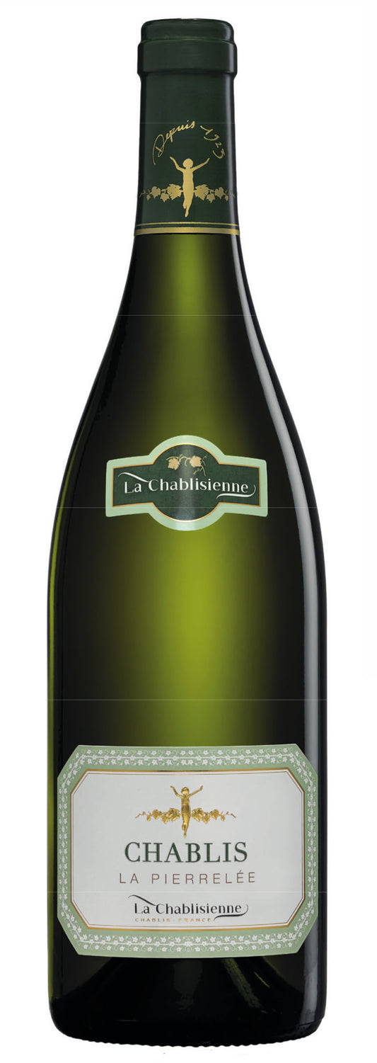 La Chablisienne Chablis La Pierrelee 2019  Front Bottle Shot