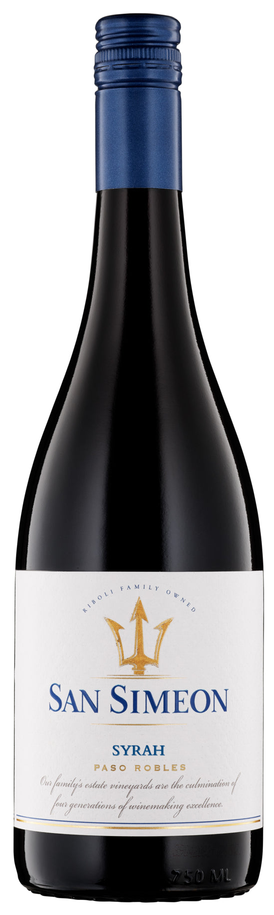 San Simeon Syrah 2020  Front Bottle Shot