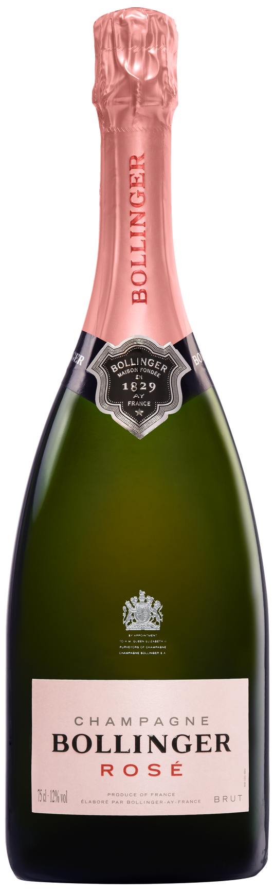 Bollinger Brut Rose  Front Bottle Shot