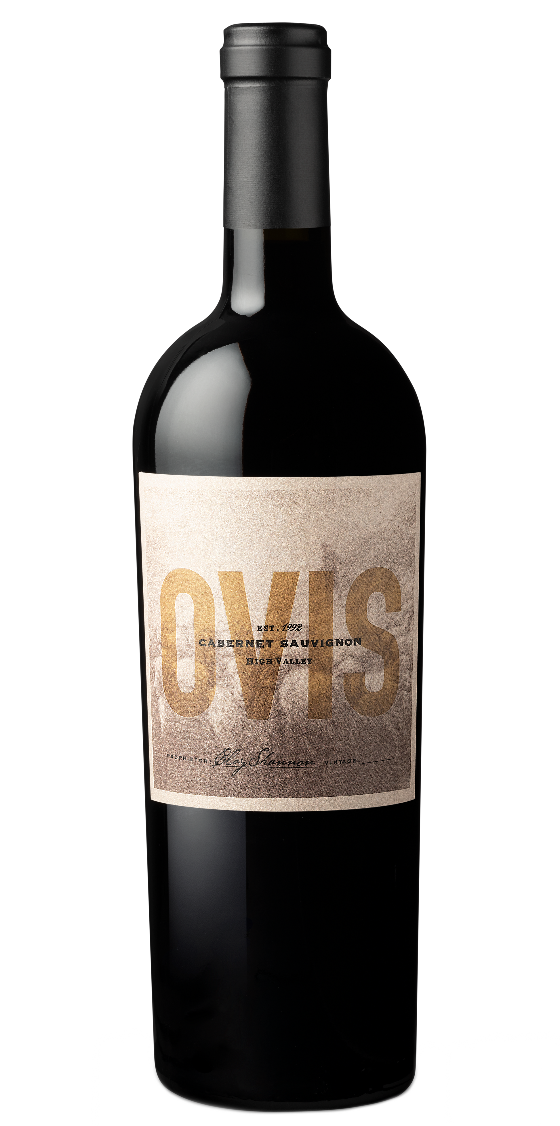 OVIS Cabernet Sauvignon 2019  Front Bottle Shot