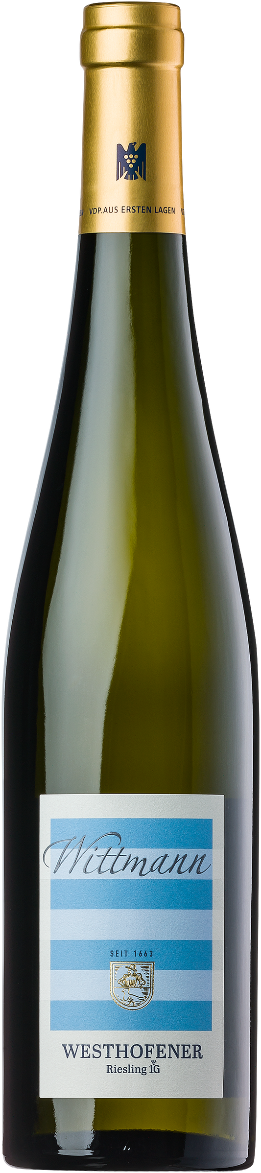 Wittmann Westhofener Riesling Trocken 2022  Front Bottle Shot