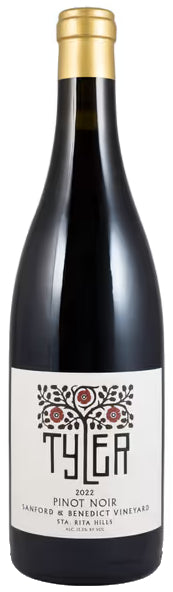 Tyler Winery Sanford and Benedict Pinot Noir 2022  Front Bottle Shot