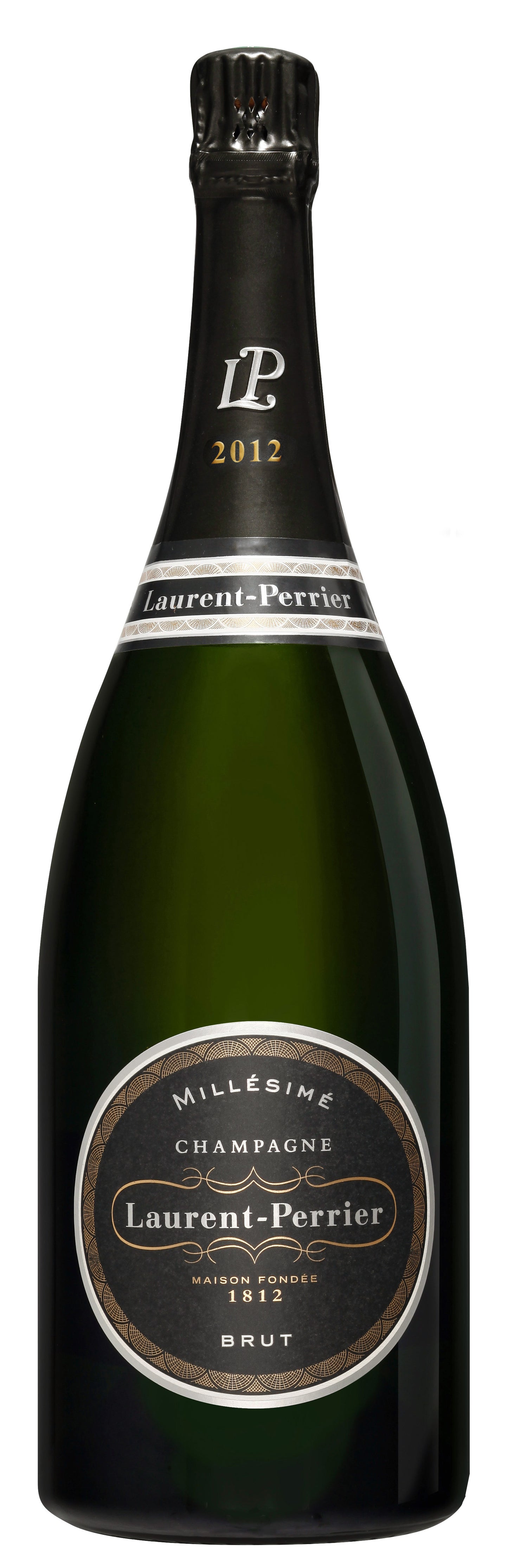 Laurent-Perrier Brut Millesime (1.5 Liter Magnum) 2012  Front Bottle Shot