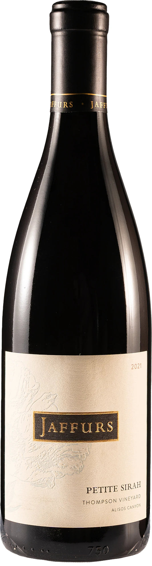 Jaffurs Thompson Vineyard Petite Sirah 2021  Front Bottle Shot