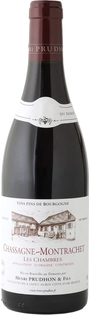 Domaine Henri Prudhon Chassagne-Montrachet Les Chambres 2020  Front Bottle Shot