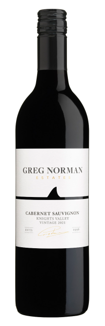 Greg Norman Estates Knights Valley Cabernet Sauvignon 2021  Front Bottle Shot