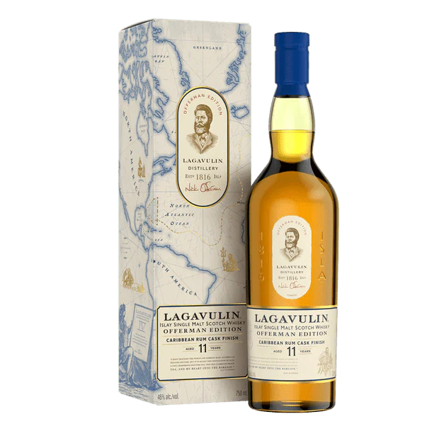 Lagavulin 11 Years Offerman Edition Cribean Rum Cask Finish Scotch 750ml