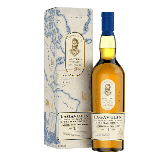 Lagavulin 11 Years Offerman Edition Cribean Rum Cask Finish Scotch 750ml