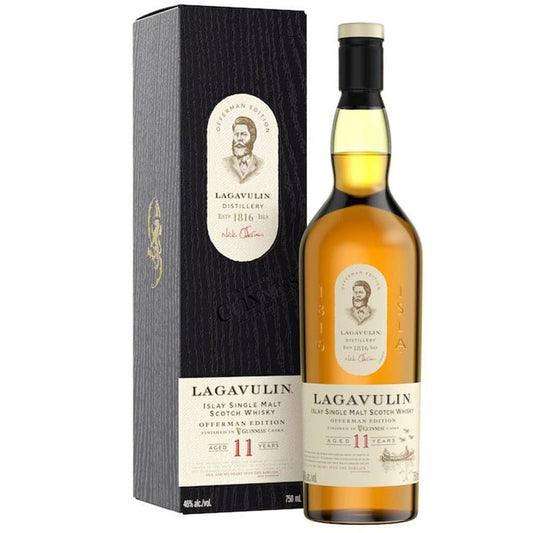 Lagavulin Offerman Edition 11 Year Guinness Cask Finish Scotch Whiskey 750ml