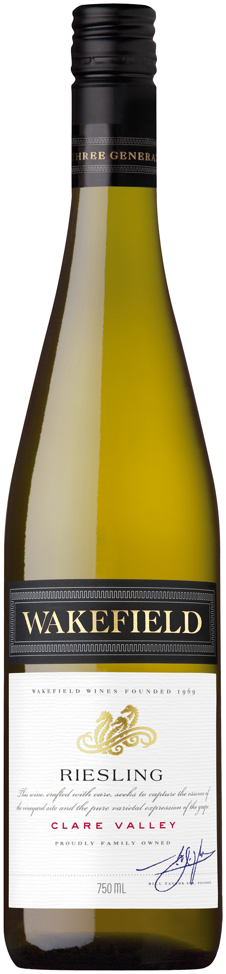 Wakefield Estate Riesling 2020  Front Bottle Shot