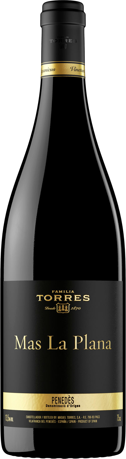 Familia Torres Mas La Plana Cabernet Sauvignon 2020  Front Bottle Shot