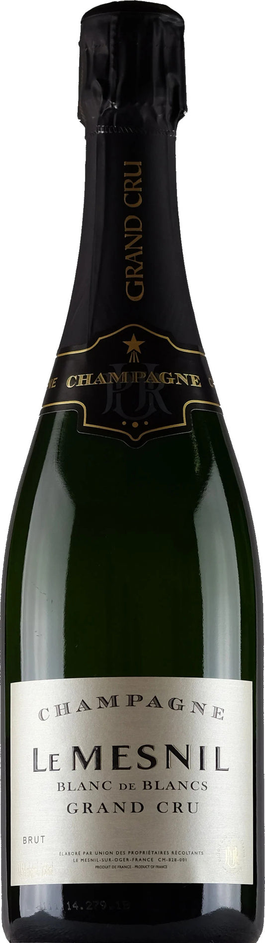 Champagne Le Mesnil Blanc de Blancs Grand Cru Brut  Front Bottle Shot