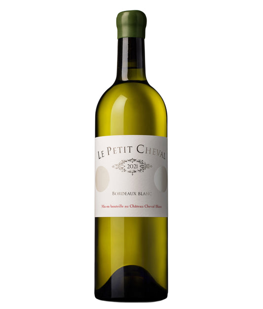 Chateau Cheval Blanc Le Petit Cheval Bordeaux Blanc 2021  Front Bottle Shot