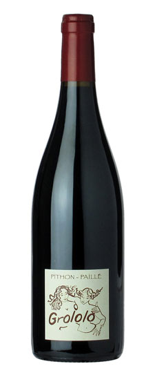 Un Voyage dans les Vignes Pithon-Paille Grololo Rouge 2023  Front Bottle Shot