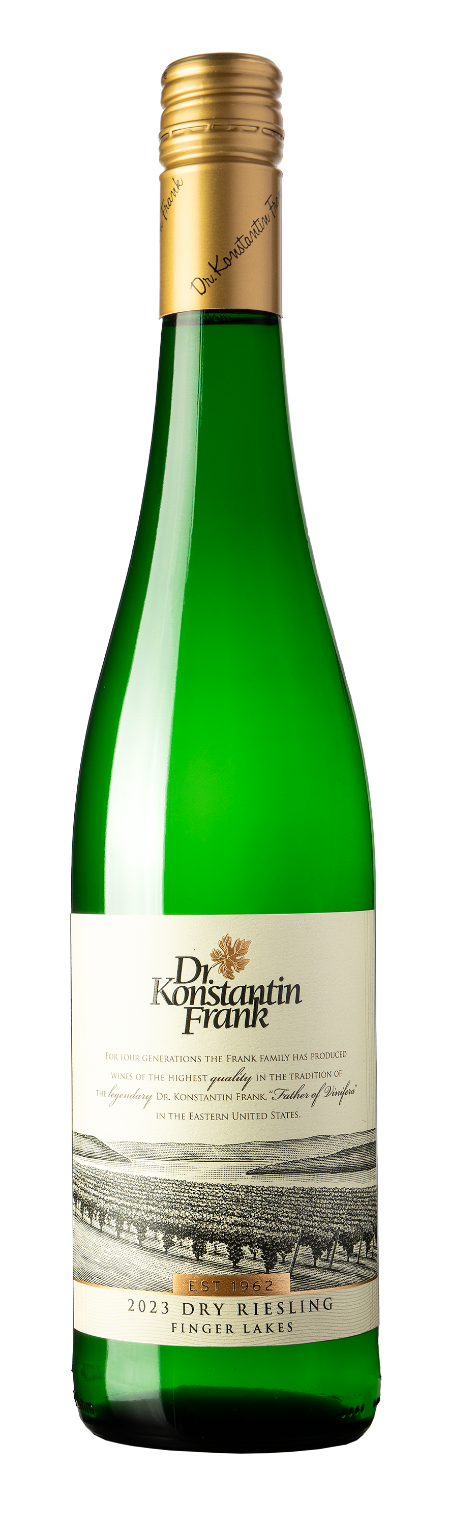 Dr. Konstantin Frank Dry Riesling 2023  Front Bottle Shot