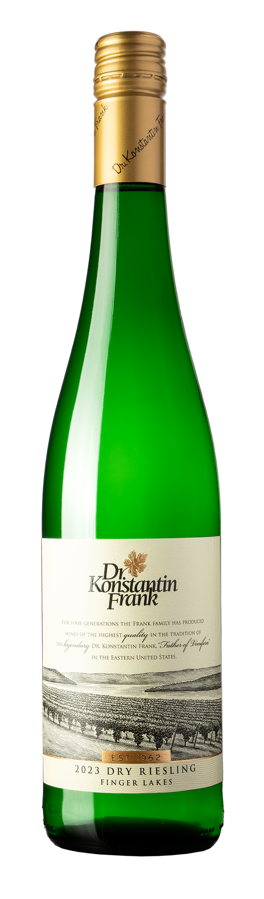 Dr. Konstantin Frank Dry Riesling 2023  Front Bottle Shot