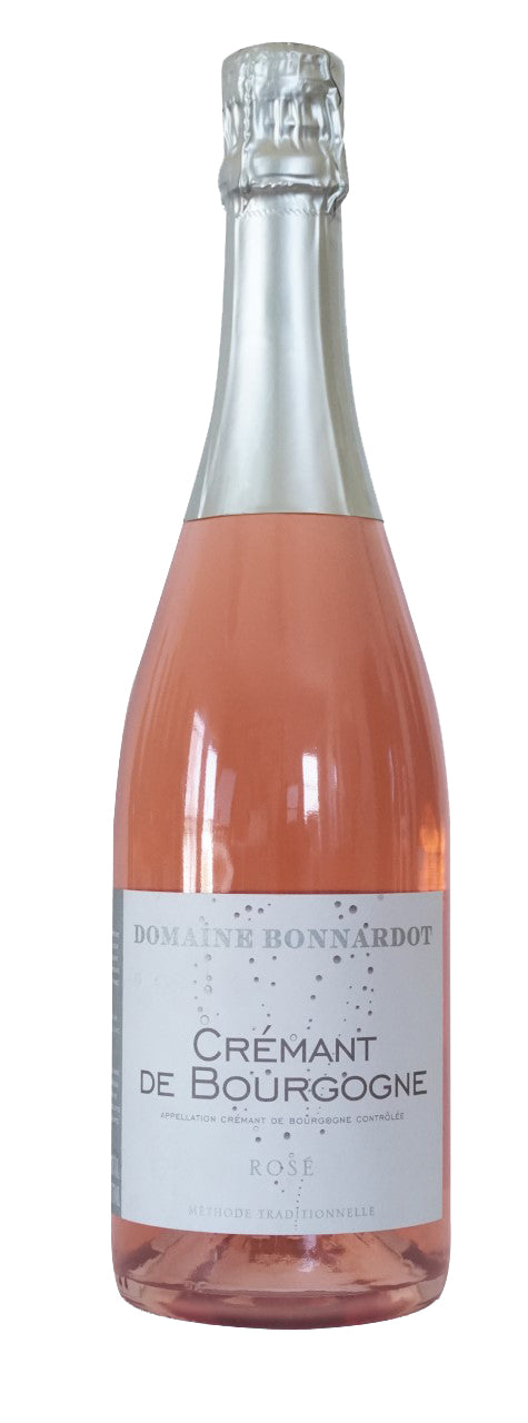 Domaine Bonnardot Cremant de Bourgogne Rose  Front Bottle Shot