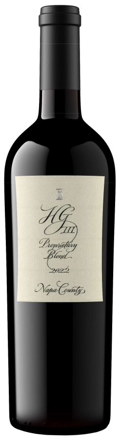 Hourglass HG III Proprietary Red Blend 2022  Front Bottle Shot