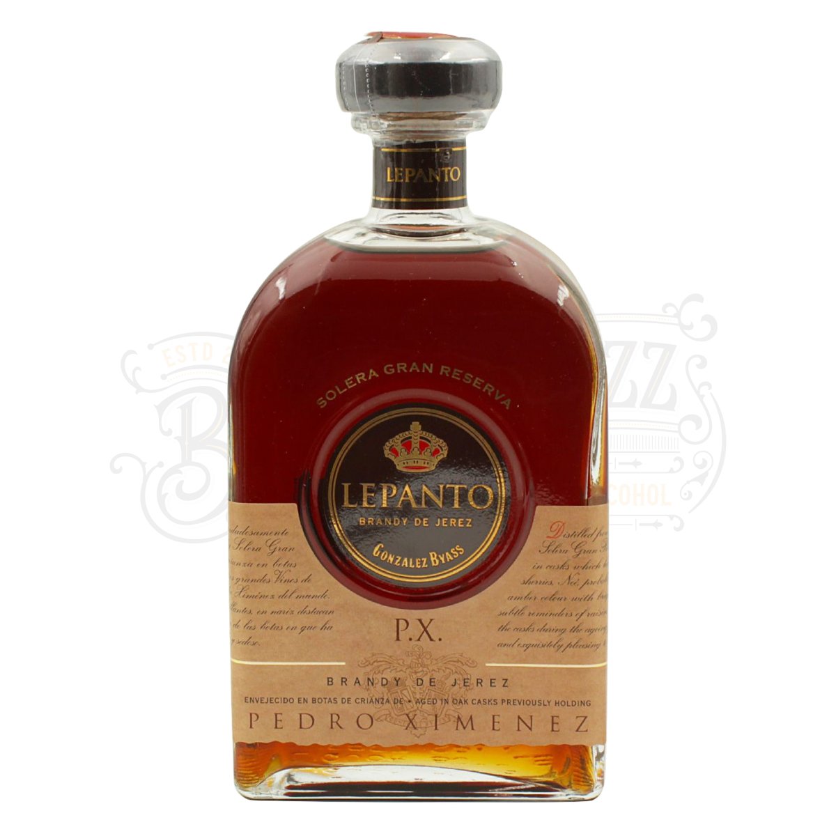 Lepanto Brandy De Jerez Pedro Ximenez Solera Gran Reserva