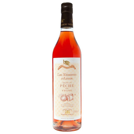 Les Reserves D'Arton Creme de Peche de Vigne Peach Liqueur 750ml