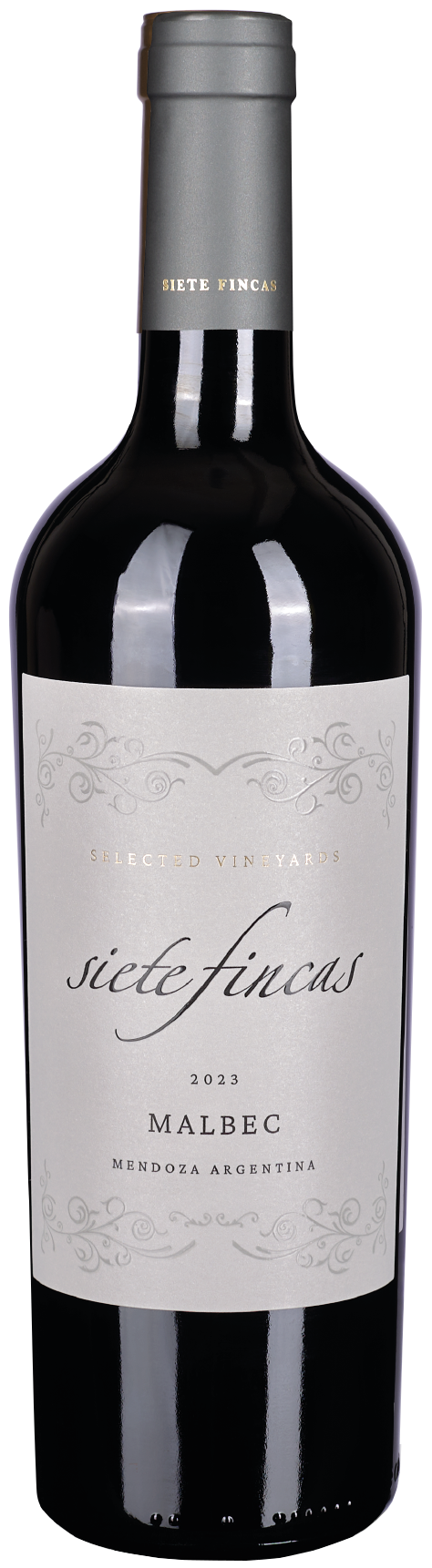 Siete Fincas Malbec 2023  Front Bottle Shot