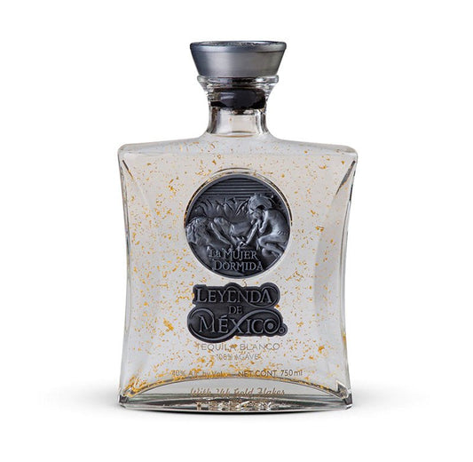 Leyenda de Mexico Hojuelas de Oro 24K Blanco Tequila 750ml