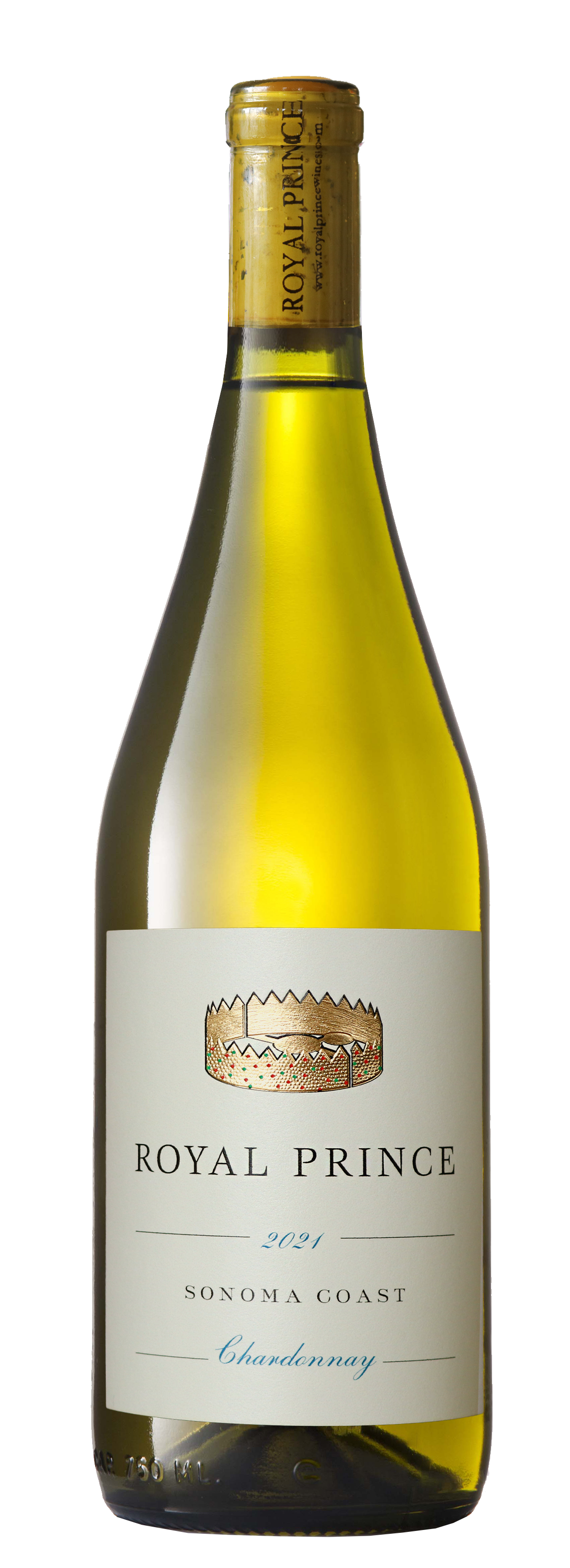 Royal Prince Chardonnay 2021  Front Bottle Shot