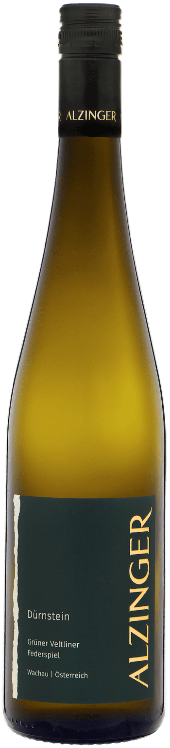 Weingut Alzinger Durnstein Federspiel Gruner Veltliner 2023  Front Bottle Shot