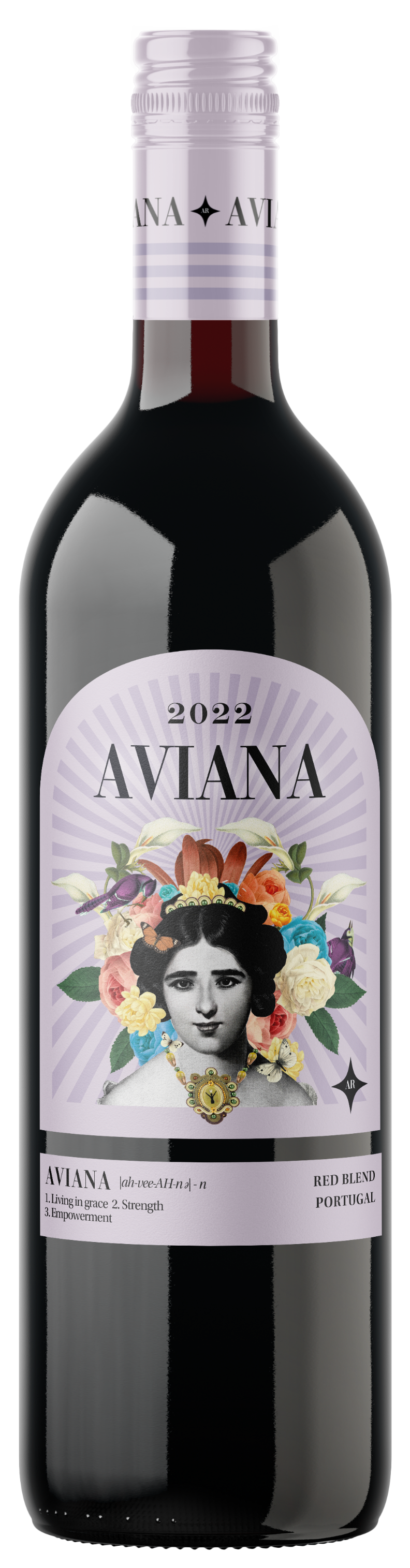 Aviana Red Blend 2022  Front Bottle Shot