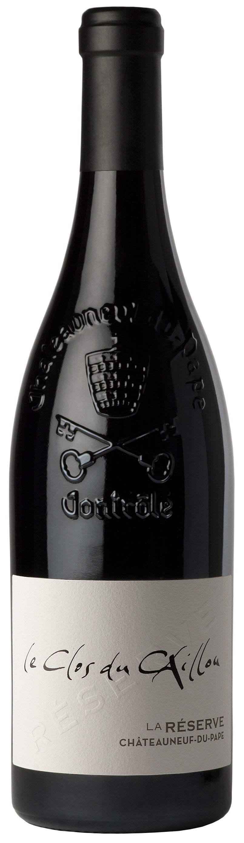 Clos du Caillou Chateauneuf-du-Pape Reserve 2017  Front Bottle Shot