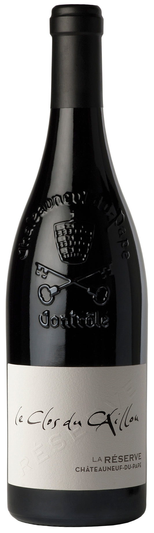 Clos du Caillou Chateauneuf-du-Pape Reserve 2017  Front Bottle Shot