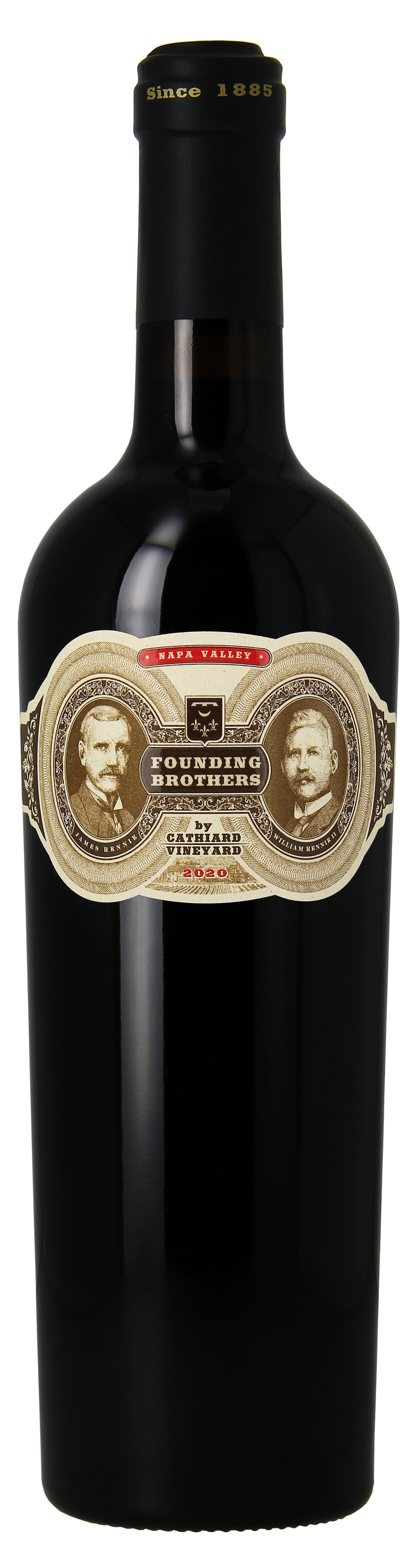Cathiard Vineyard Founding Brothers Red Blend 2020  Front Bottle Shot