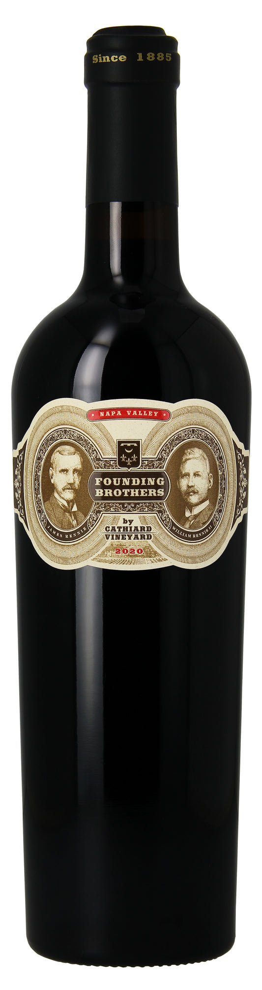 Cathiard Vineyard Founding Brothers Red Blend 2020  Front Bottle Shot