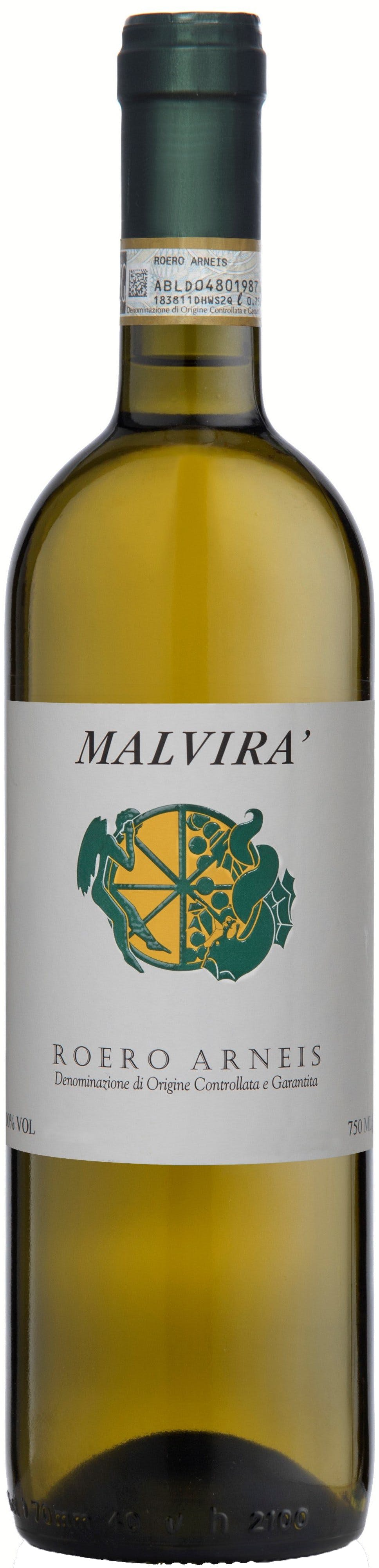 Malvira Roero Arneis 2023  Front Bottle Shot