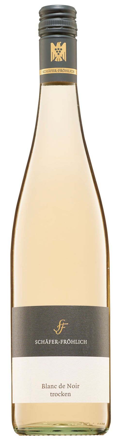 Schafer-Frohlich Blanc de Noir 2022  Front Bottle Shot
