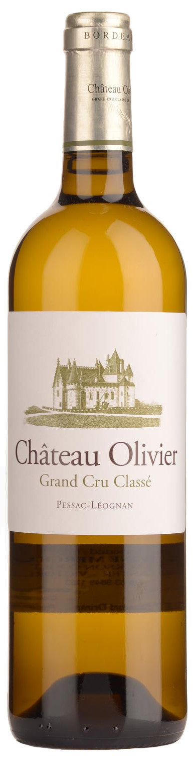 Chateau Olivier Blanc 2022  Front Bottle Shot