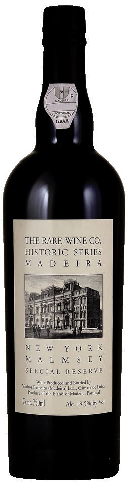 Rare Wine Co. New York Malmsey Special Reserve Madeira  Front Bottle Shot