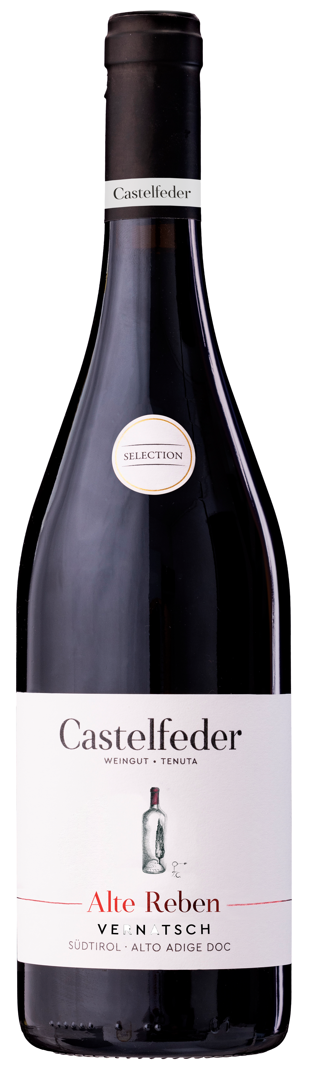 Castelfeder Alte Reben Vernatsch 2023  Front Bottle Shot